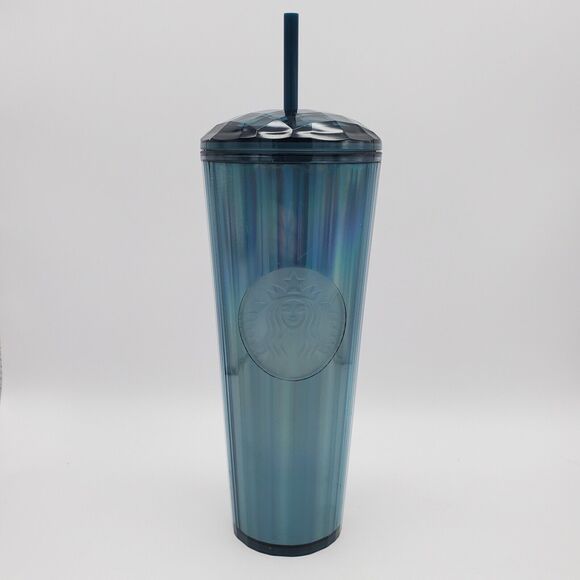Starbucks Tumbler Ocean Kaleidoscope 2022 Cold Cup Venti 24oz NWT - Picture 1 of 8